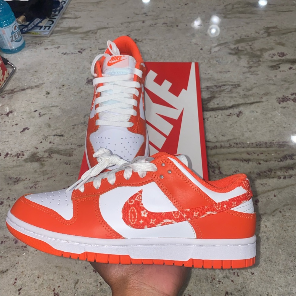 Nike Dunk Low Orange Paisley